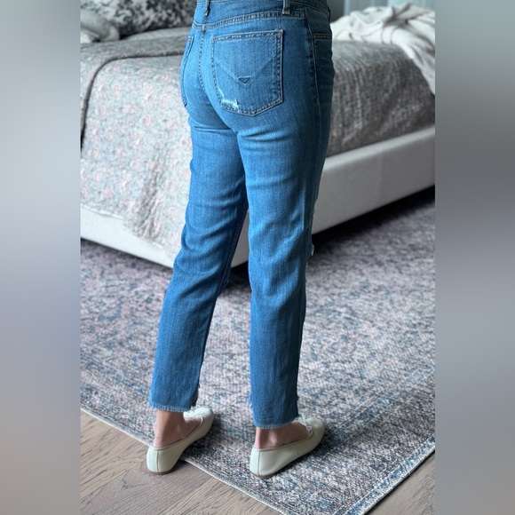 Hudson Muse Distressed High Rise Crop Skinny Jeans - Picture 3 of 5